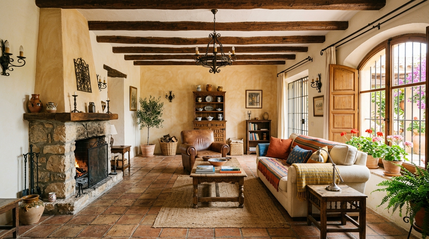 12 Warm Spanish Decor Ideas for Mediterranean Inspired Interiors